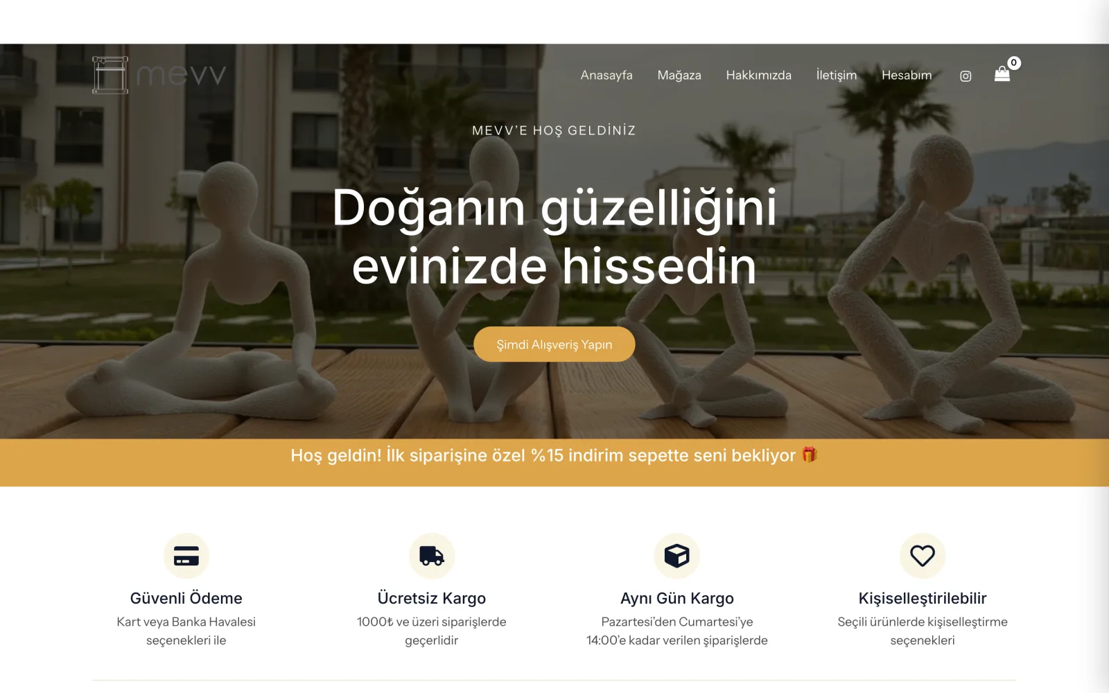 La vetrina di mevvshop.com, costruita con MevvBlocks